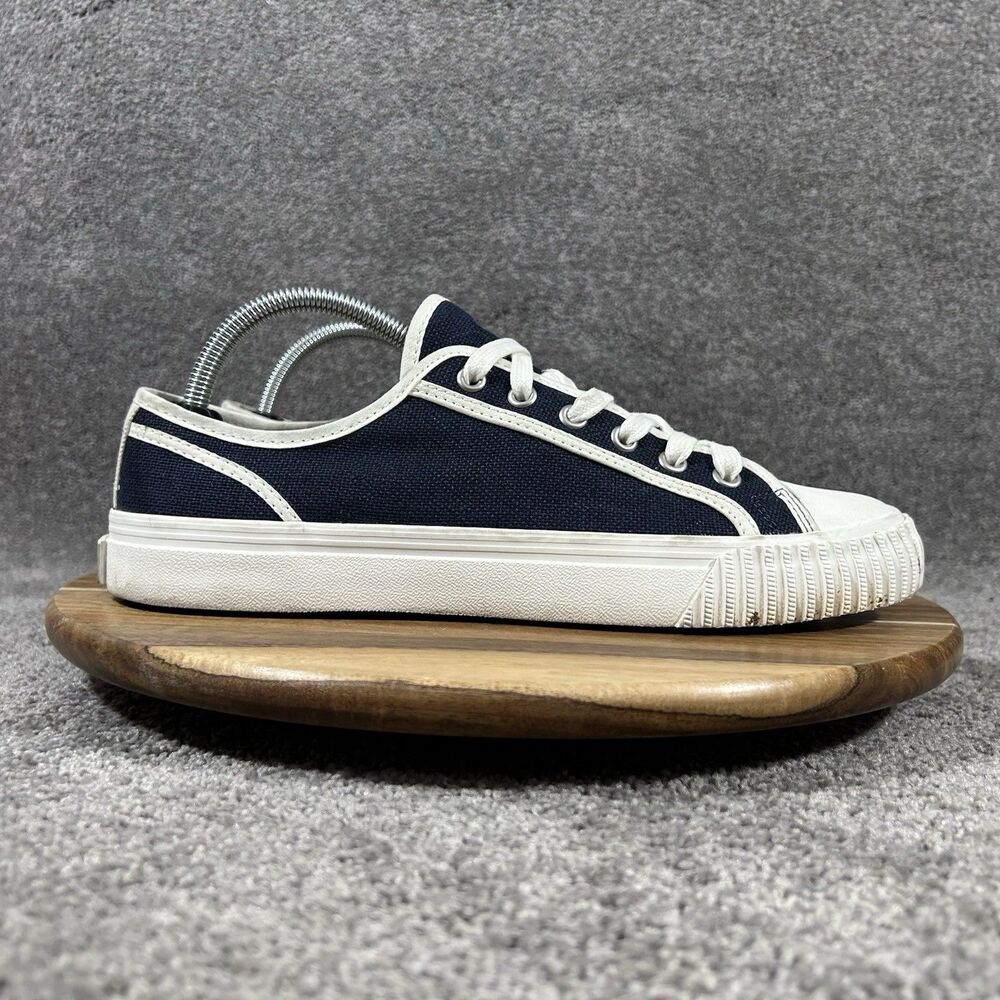 PF Flyers Center Lo Mens 9 Women’s 10.5 Blue Canvas Low Top Athletic Shoes Used
